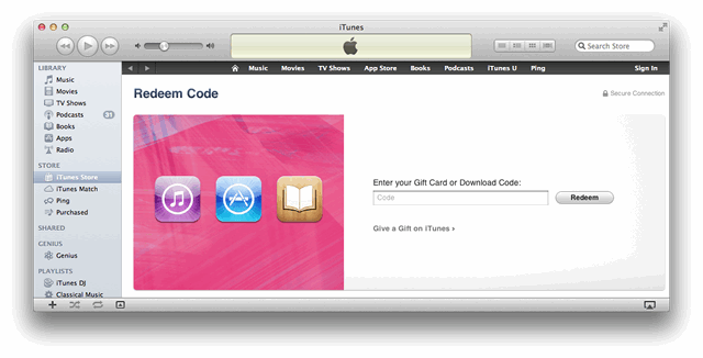 Free iTunes Gift Card