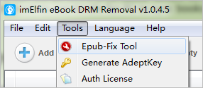 Access to EPUB-Fix Tool
