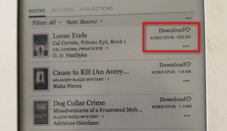 download kobo books via kobo ereader