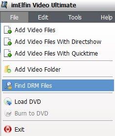 locate m4v files