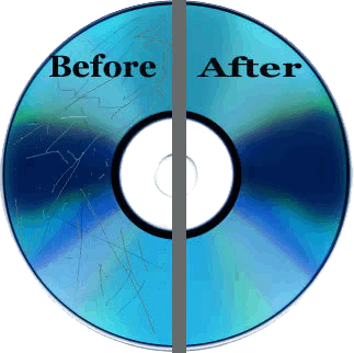 fix scratched Blu-ray using car wax