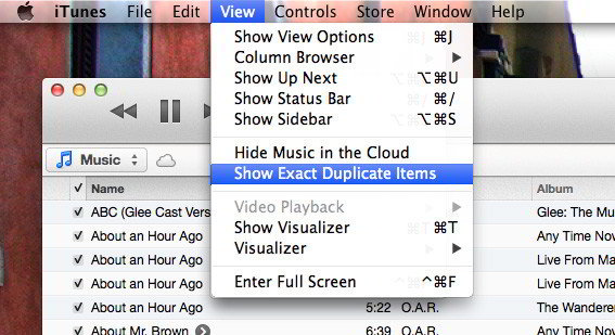 iTunes show and remove exact duplicates
