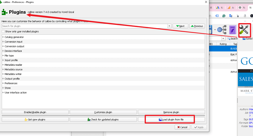 install obok plugin dedrm plugin