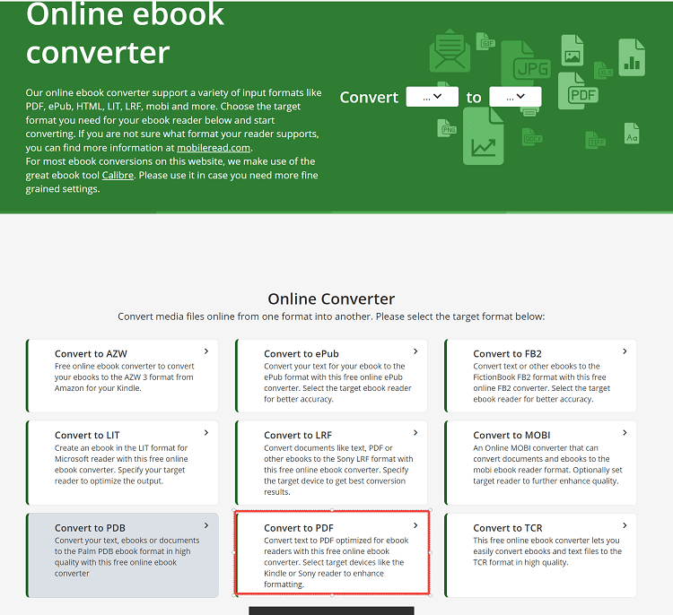 online ebook converter